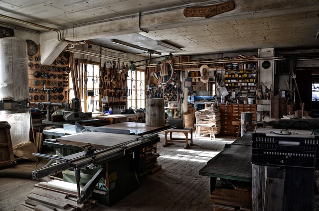 handmade jewelry workshop bench